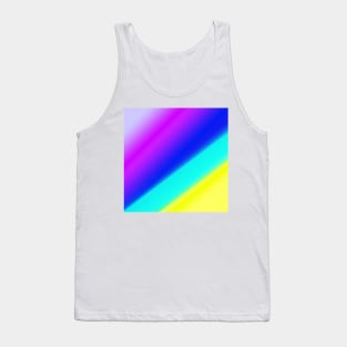 white yellow pink blue abstract texture Tank Top